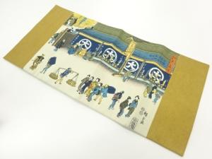 江戸名所模様織出し卓布